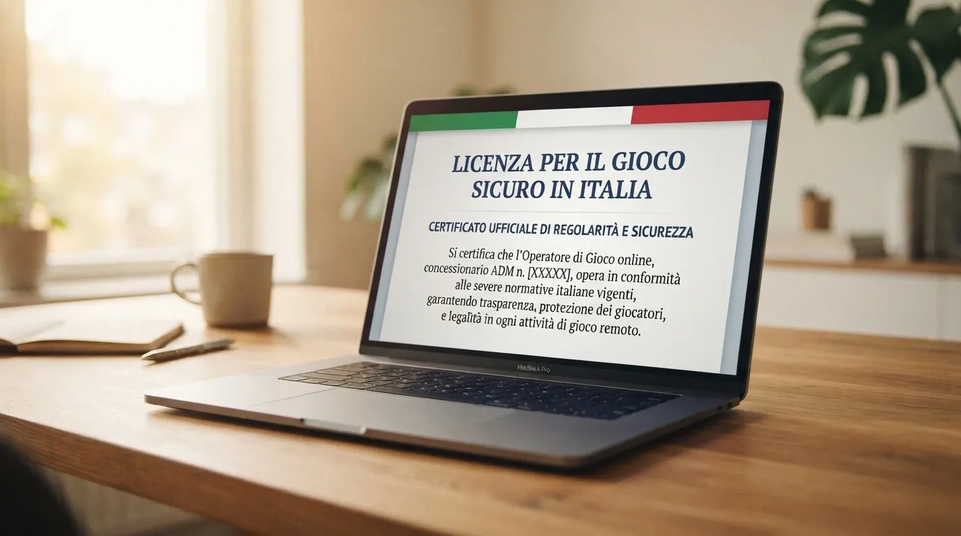 Il logo ufficiale dell'Agenzia delle Dogane e dei Monopoli accanto alla bandiera italiana, con un badge «Concessionario Autorizzato» in evidenza