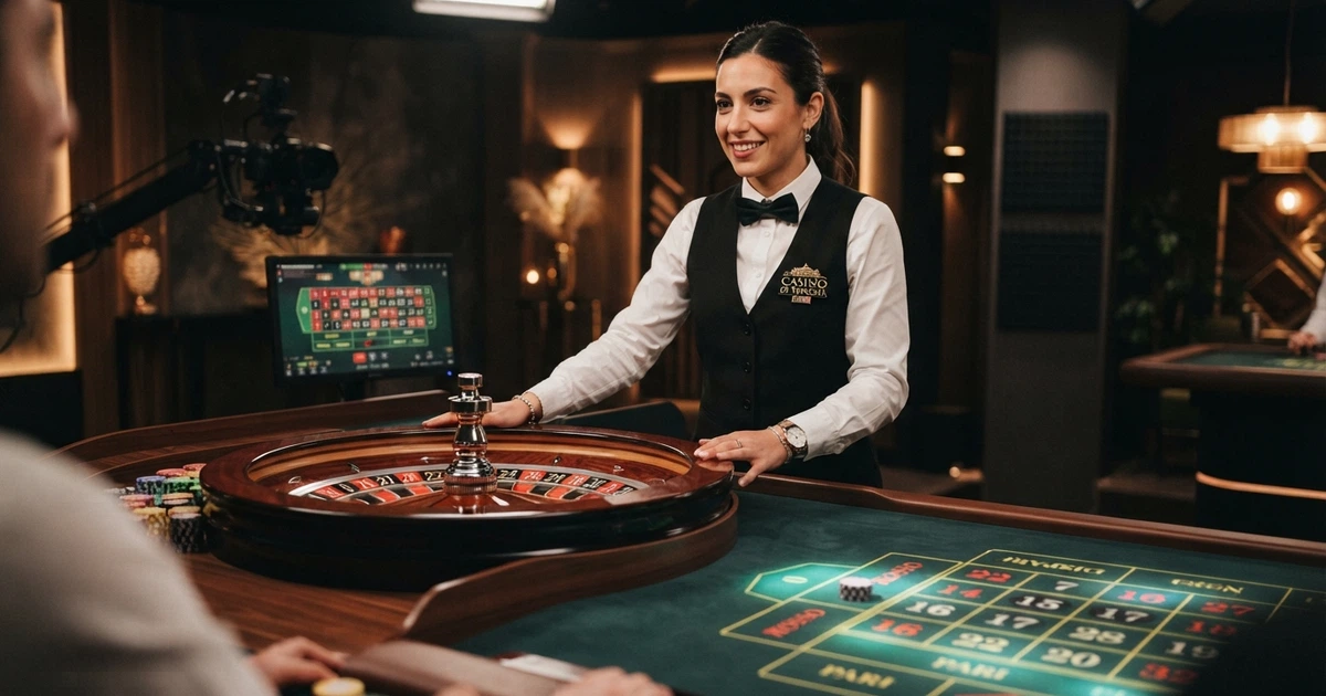 Interfaccia di un casinò online con giochi NetEnt in evidenza: slot in primo piano, menu di navigazione e sezione live casino